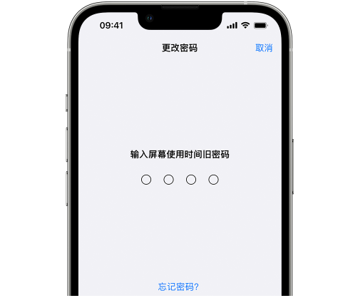 沁县iPhone屏幕维修分享iPhone屏幕使用时间密码忘记了怎么办 