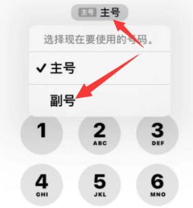 沁县苹果14维修店分享iPhone 14 Pro Max使用副卡打电话的方法 